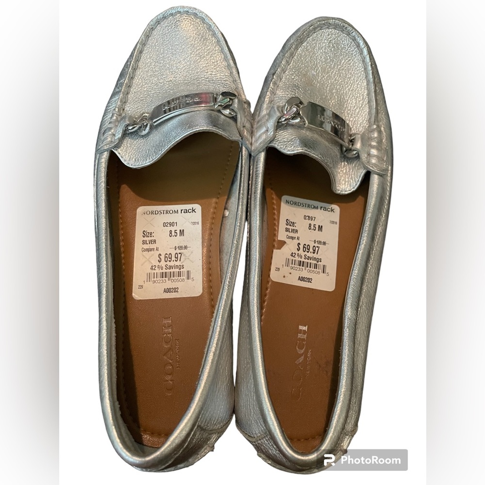 Silver slip-on. 8 1/2